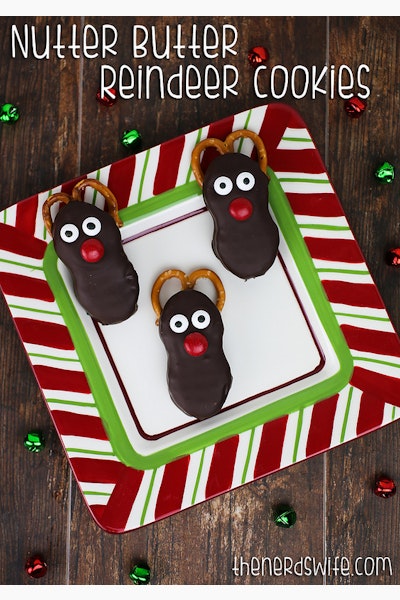 Nutter Butter Reindeer Cookies